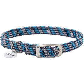 Coastal Pet Elastacat Reflective Safety Collar with Charm Grey/Blue - Small (Neck: 8-10in.)